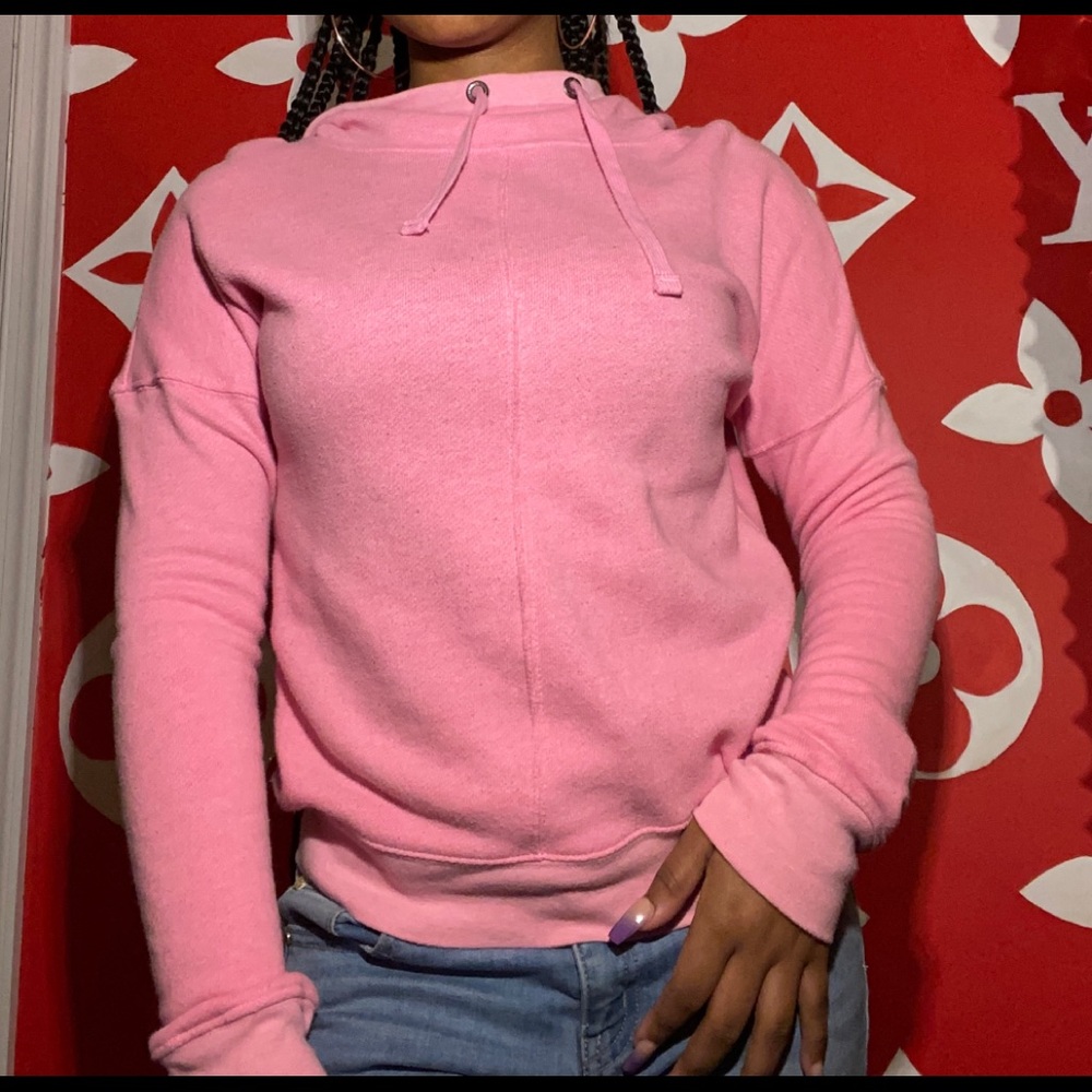 Pink hoodie